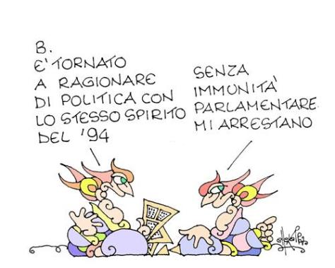 Ellekappa, da Repubblica.it.