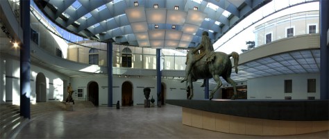 Esedra di Marco Aurelio, Musei Capitolini, Roma.